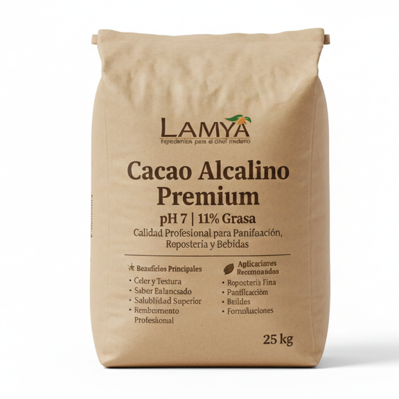 Cocoa Alcalina en Polvo (Alkalized Cocoa Powder)- Uso profesional