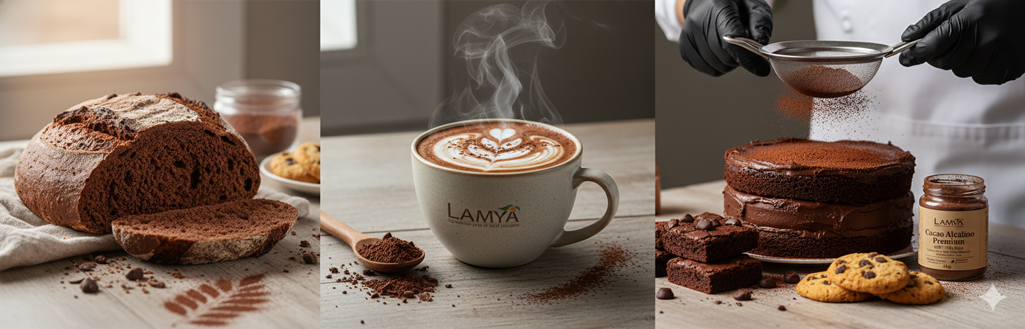 Cocoa Alcalina en Polvo (Alkalized Cocoa Powder)- Uso profesional